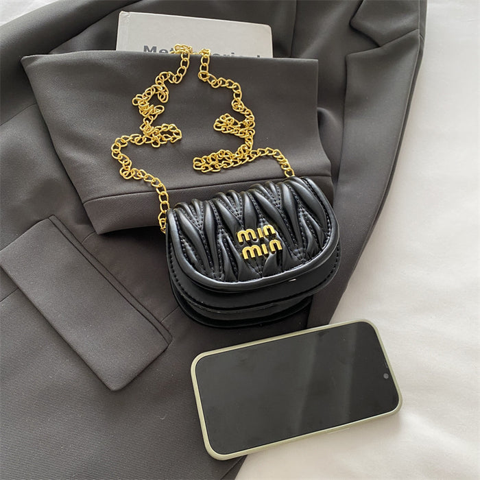 Wholesale Cute chain mini fashionable diagonal cross light luxury small bag