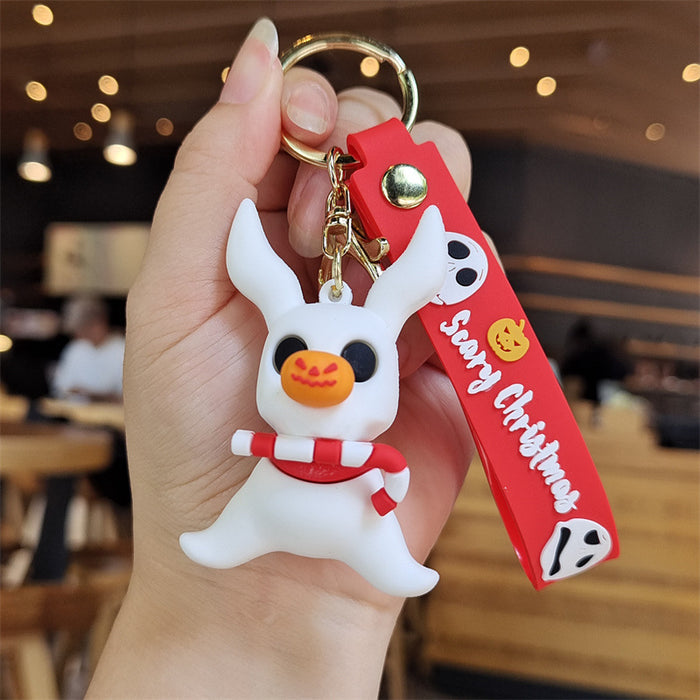 Wholesale Cartoon Doll Silicone Keychain JDC-KC-SuCheng004