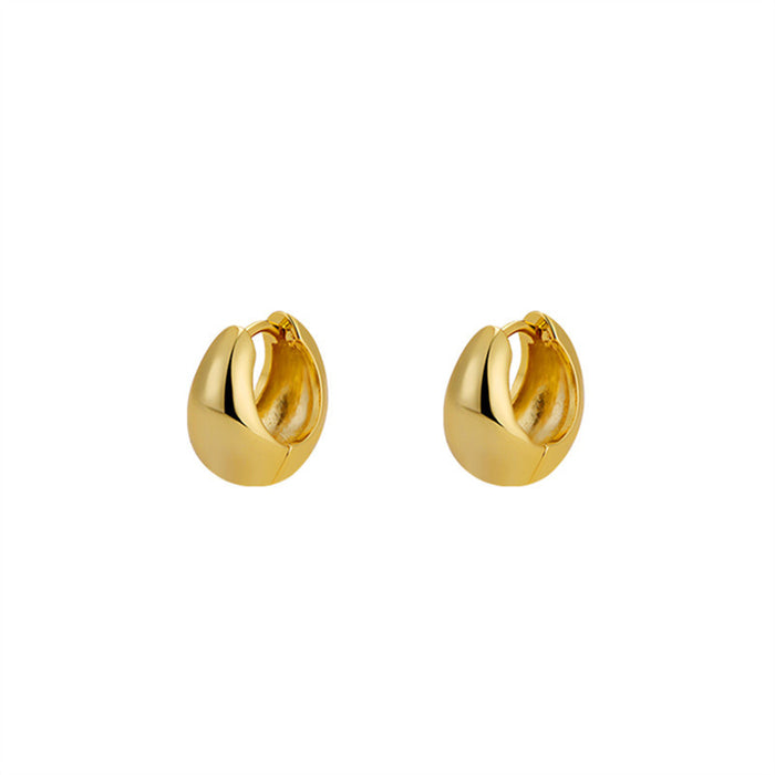 Wholesale Teardrop Hoop Metal Earrings Earrings