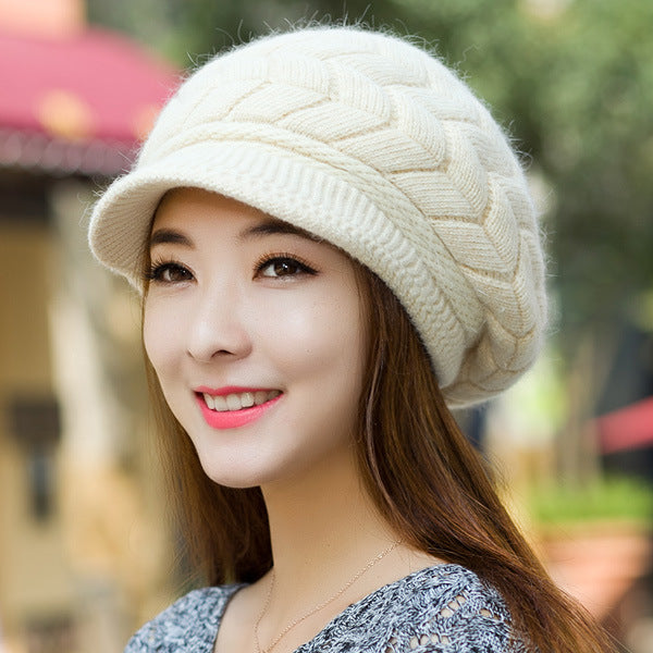 Wholesale Warm Knitted Wool Hats for Middle-aged and Elderly People JDC-HT-PX002