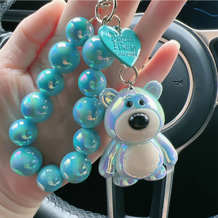 Wholesale  Bear Keychain Couple Cartoon  Pendant Keychain Bag Doll Decorative Pendant