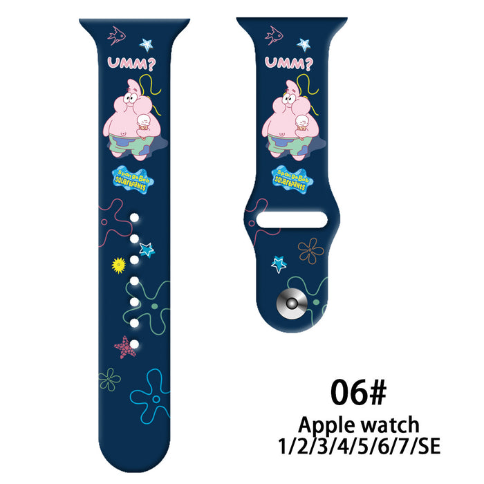 Wholesale Personalized Printed Silicone Watch Strap JDC-WD-NuoQi014