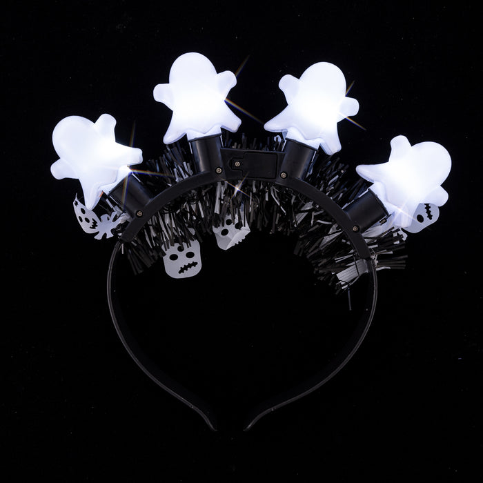 Wholesale of New Halloween Ghost LED Luminous Hair Bands JDC-HD-ChuanS002