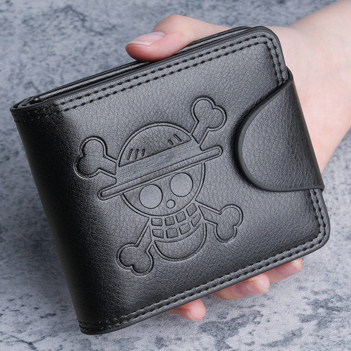 Wholesale Urban Simplicity Short Men' s Wallet Black PU Leather Multiple Card Slots Boutique Resale