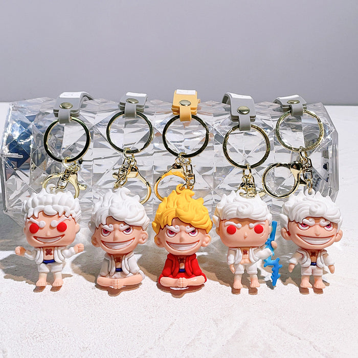 Wholesale Cartoon Anime Silicone Keychain JDC-KC-Qiwei032