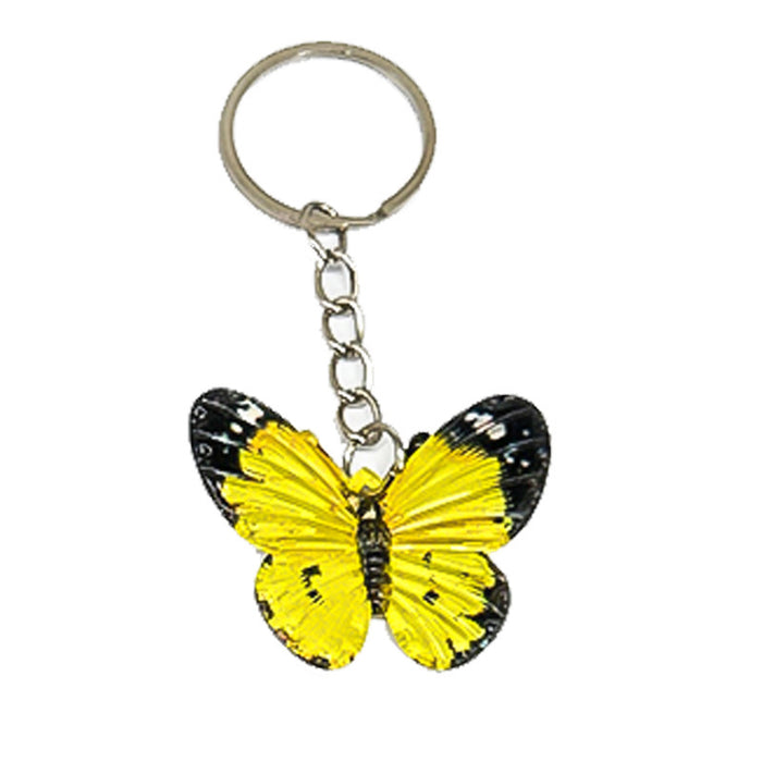 Wholesale Butterfly Pendant Bead Acrylic Keychain JDC-KC-TYS012