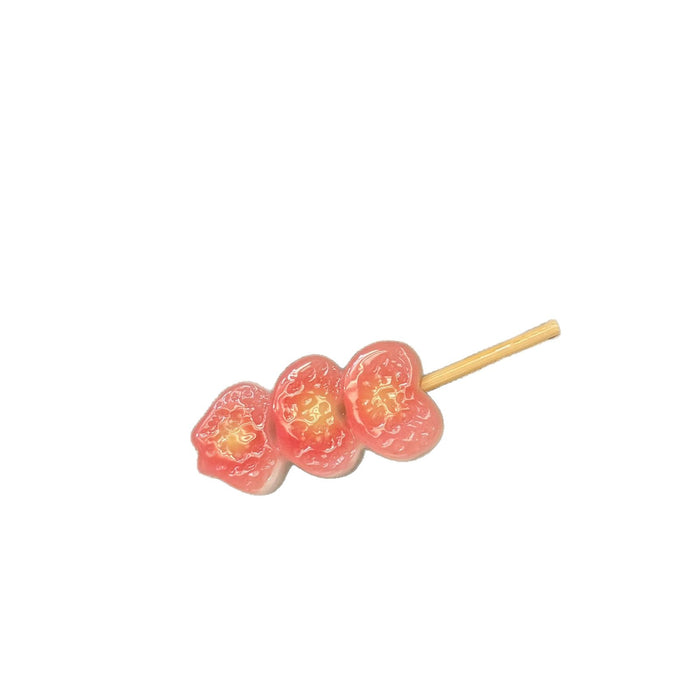 Wholesale Cute Strawberry Candy Fruit Hair Clip Duckbill Resin Hair Accessory For Everyday Styling