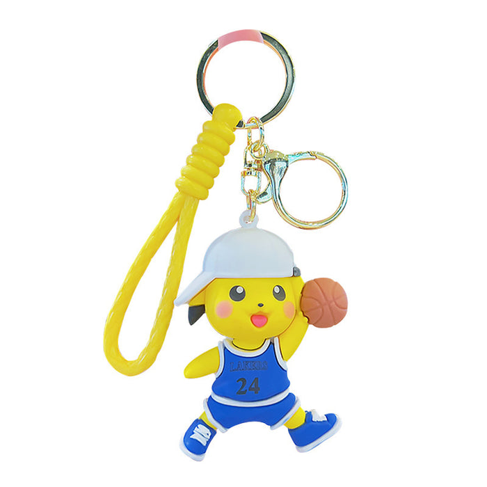 Wholesale Cartoon Silicone Doll Keychain JDC-KC-MingT033