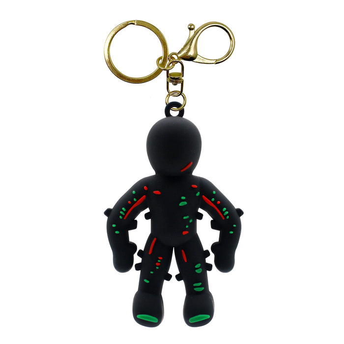 Wholesale Creative Cartoon Game Doll PVC Keychains JDC-KC-HaoAn016