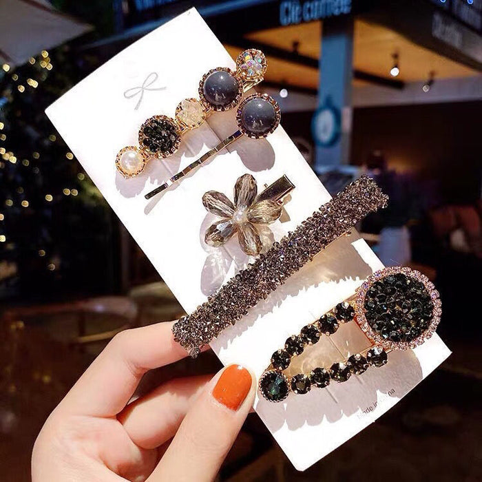 Wholesale Cute Feather Resin Hairpin Set JDC-HC-HaiYi006