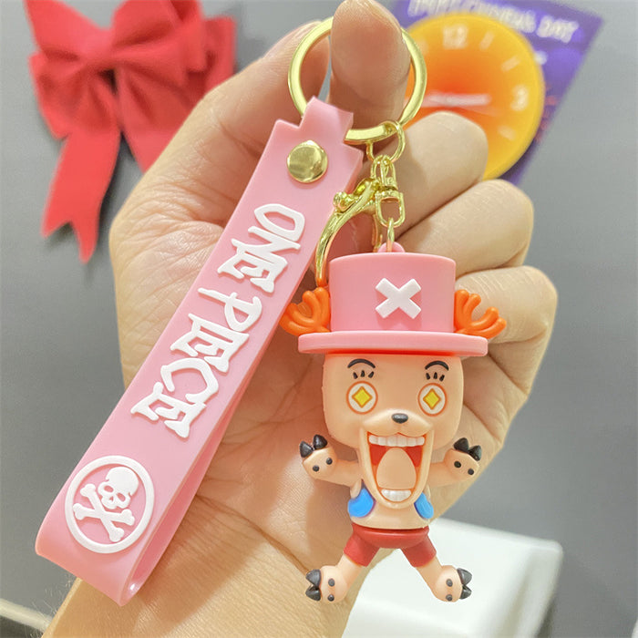 Wholesale PVC Cartoon Doll Keychain JDC-KC-WuYi036