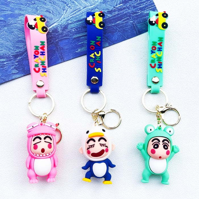 Wholesale PVC Cartoon Doll Keychain JDC-KC-WuYi037