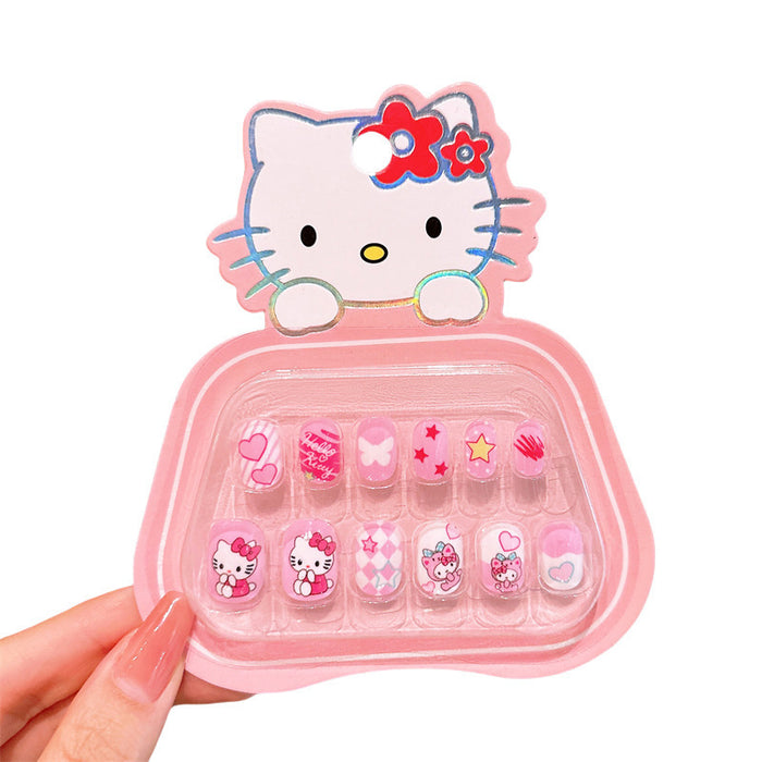 Wholesale Children's Soft False Nail Stickers Baby Nail Art Stickers JDC-NS-DF002