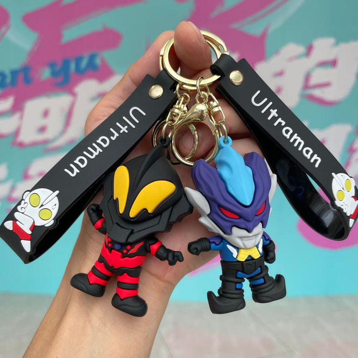 Wholesale Keychain, soft rubber figurine, couple's backpack pendant, hanging decoration, car keychain, small gift wholesale
