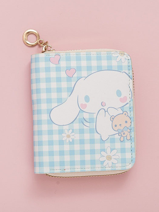 Wholesale Cute Printed Coin Purse Cartoon Animation Short Zipper Money Bag