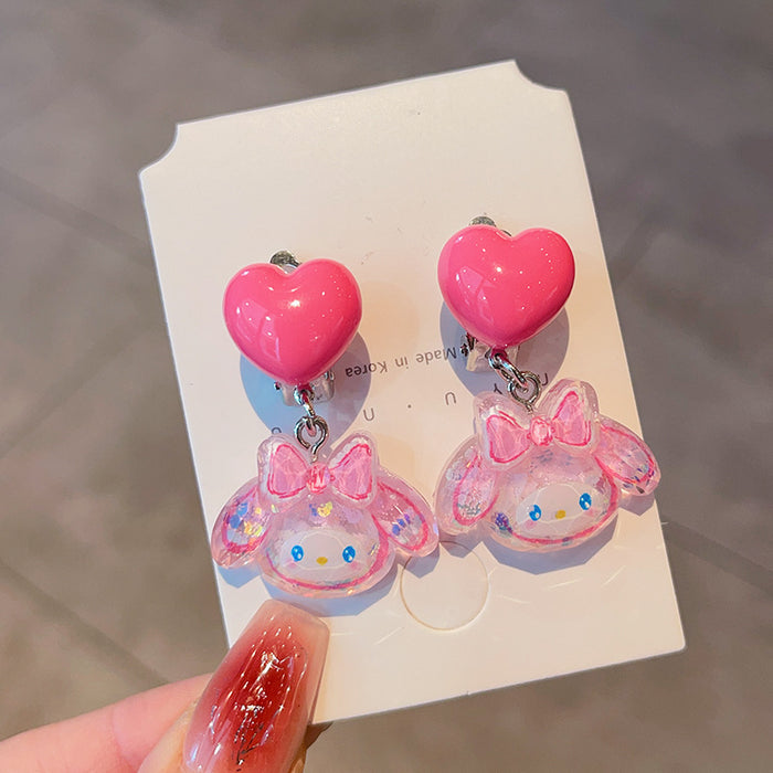 Wholesale Children's cartoon ear clips, cute and sweet without ear holes, earrings for girls, earrings accessories