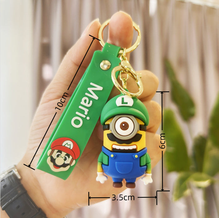 Wholesale PVC Cartoon Doll Keychain JDC-KC-WuYi188