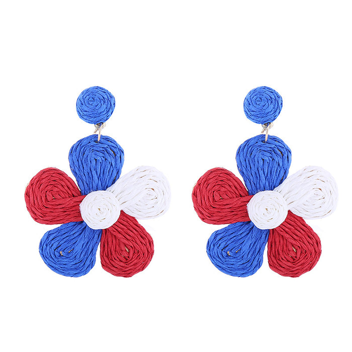 Wholesale Independence Day Earrings JDC-ES-ChouTteng012