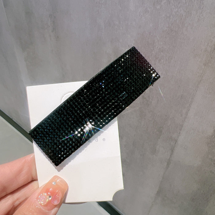 Wholesale rhinestone hairpin with diamond side clip bangs accessories headdress