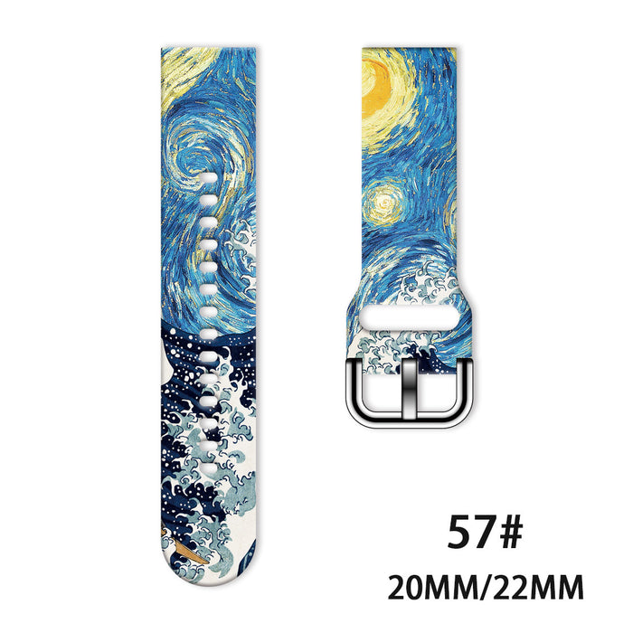 Wholesale Printed Tpu Watch Strap Wrist Strap JDC-WD-NuoQi052