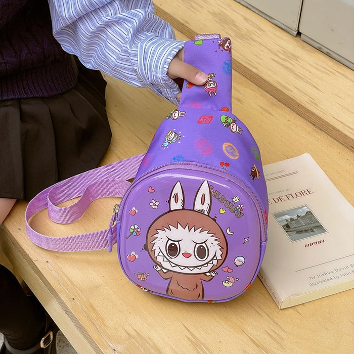 Wholesale Chest Bag Cartoon Anime Cute Kids Crossbody Bag New Printed Children' s Bag