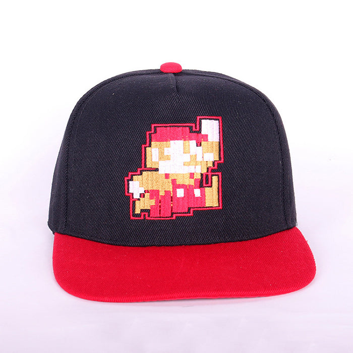 Wholesale New Hat Cosplay Performance Mario Flat Brim Baseball Cap JDC-FH-SXQ001