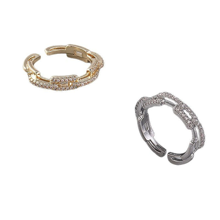 Wholesale Diamond Zircon Ring for Women, Personalized Fashionable Jewelry