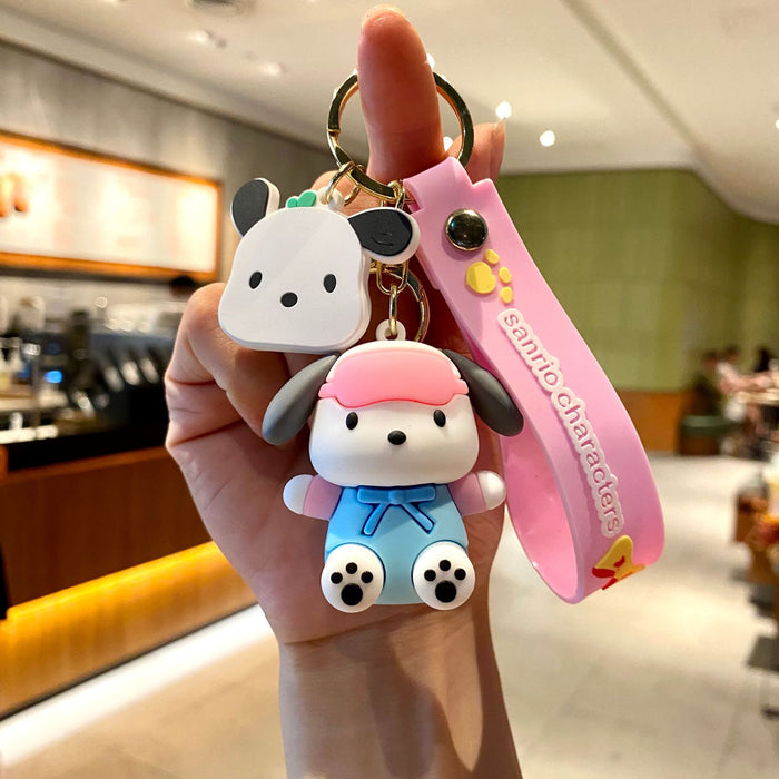 Wholesale Silicone Cartoon Doll Keychain JDC-KC-MingT168