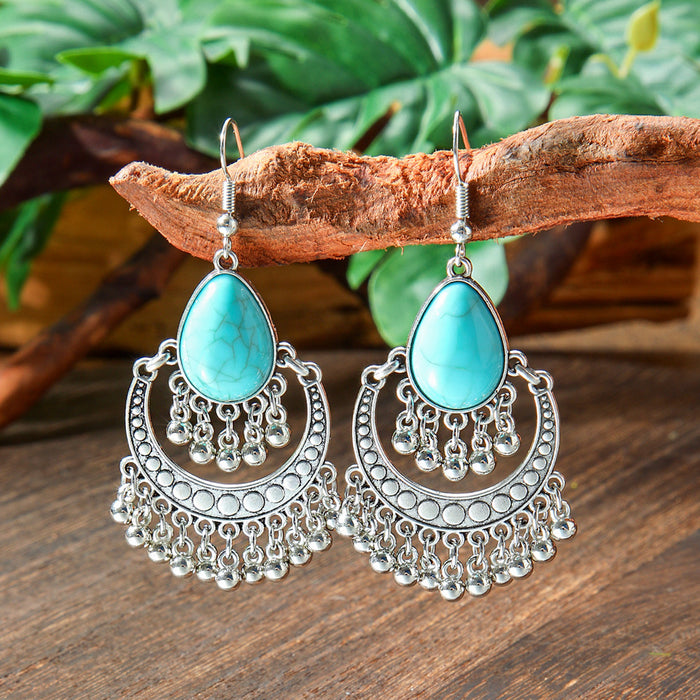 Wholesale Bohemian Drop Acrylic Earrings Vintage Fashion Accessory MOQ≥2