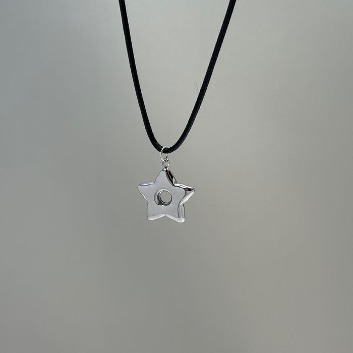 Wholesale Girly Heart Red Apple Design Necklace