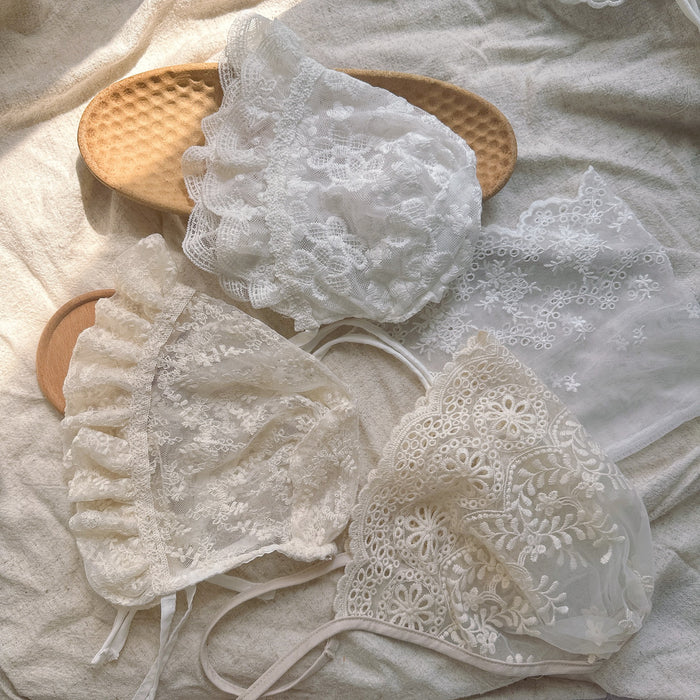 Wholesale Lace Court Hat Girls' Windproof Sunshade Style  Hat