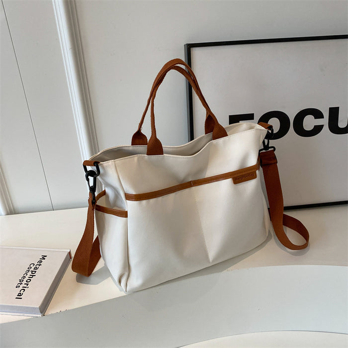 Wholesale tote waterproof outing lightweight crossbody bag canvas bag