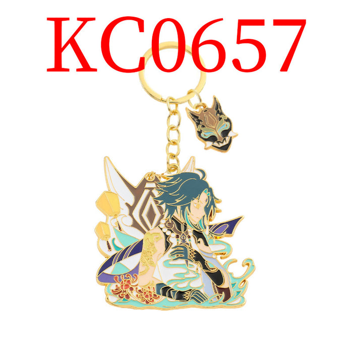 Wholesale Cartoon Zinc Alloy Keychains JDC-KC-ShaoH014