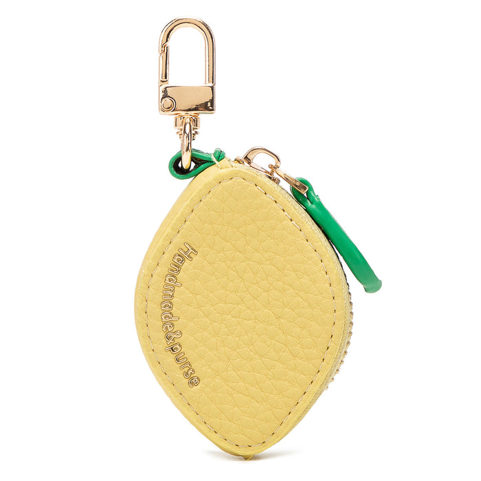Wholesale Fruit Pendant Lemon Shaped Coin Purse Bag