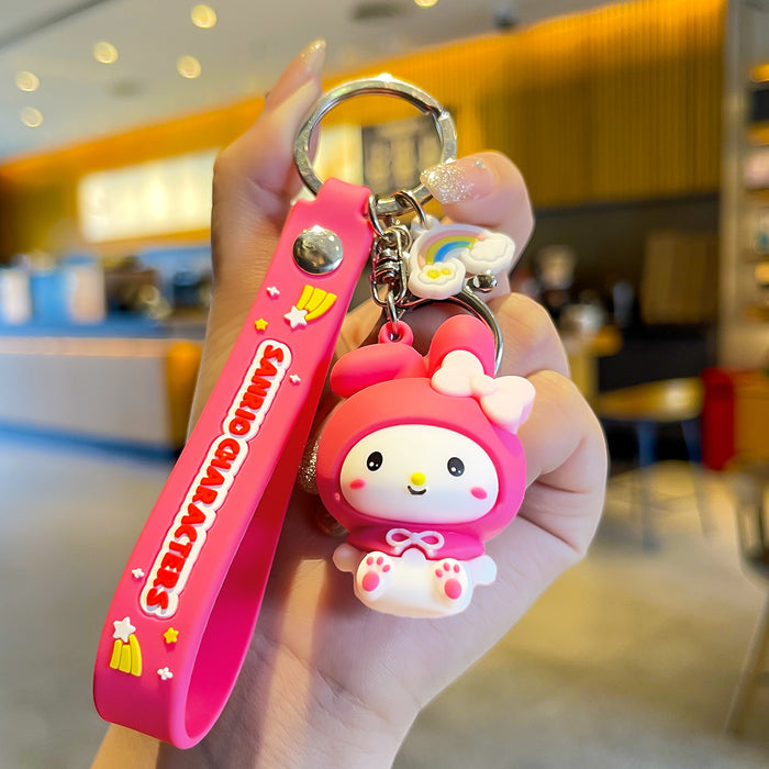 Wholesale Cute Cartoon Three-dimensional Silicone Keychain (S)  JDC-KC-ZhiZ004