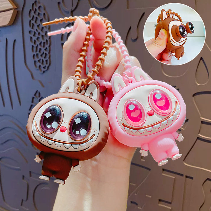 Wholesale Squishy Cartoon Keychain Cute Bag Accessory Car Keychain Gift