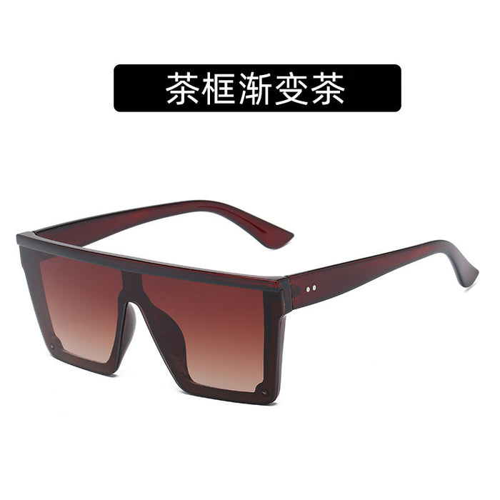 Venta al por mayor Cuadrado Clavos de arroz Lentes de una pieza Gafas de sol Male JDC-SG-XIA019