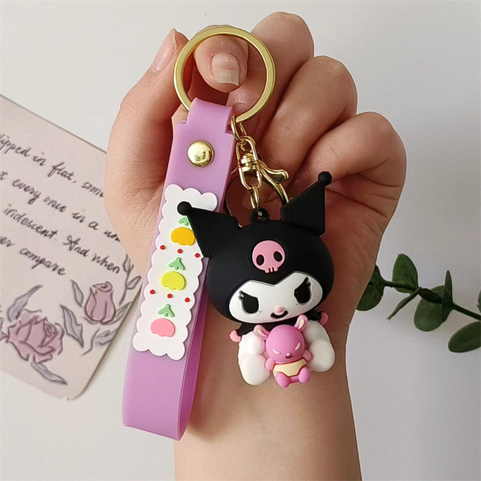 Wholesale Cartoon Silicone Doll Keychain JDC-KC-HaoXi011