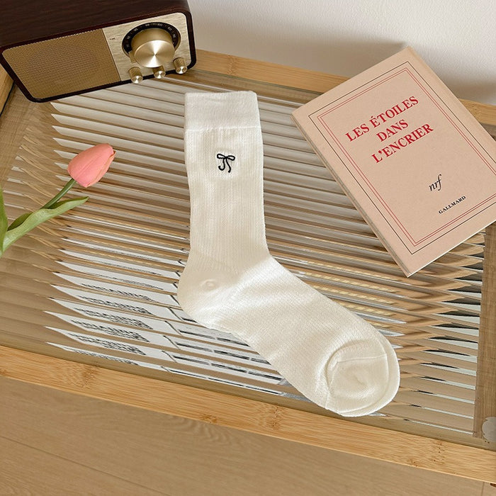 Wholesale Pile up socks, bow tie, mid tube socks