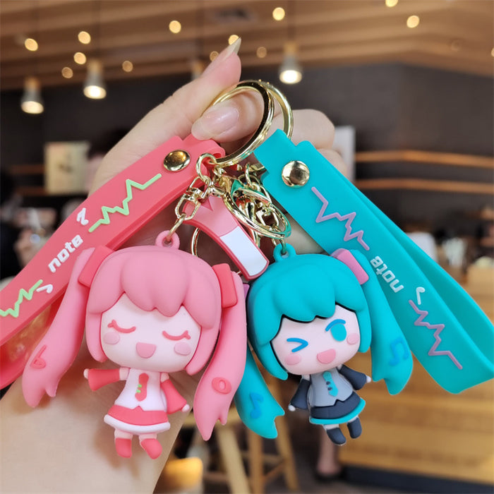 Wholesale Cartoon Silicone Doll Keychain JDC-KC-ZhuoRan037