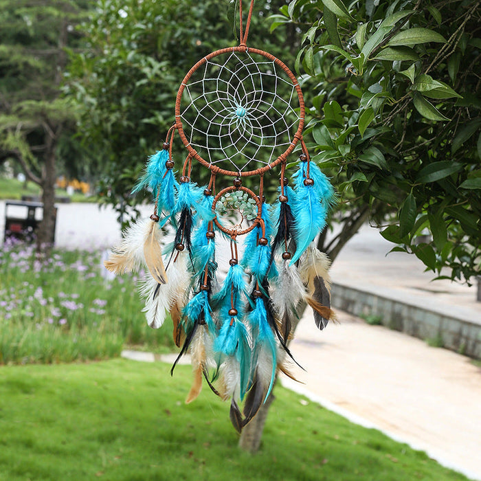 Wholesale Feather Tree of Life Dream Catcher JDC-DC-MYu006