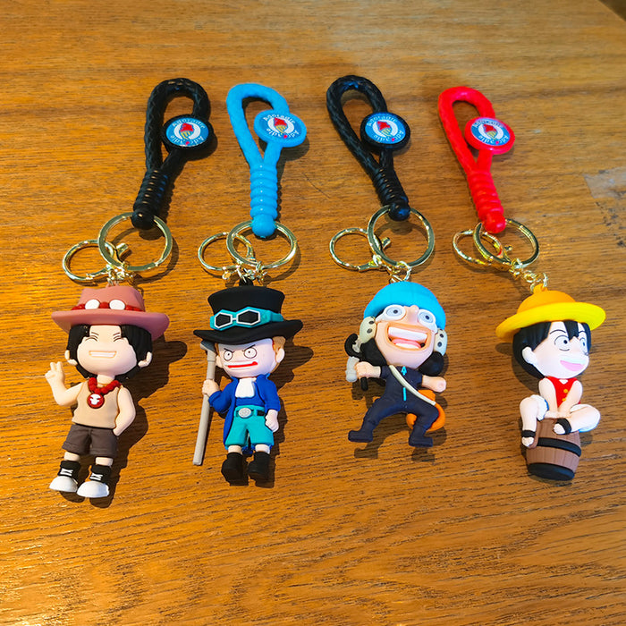 Wholesale Cartoon Doll Rubber Keychain JDC-KC-Tingm021