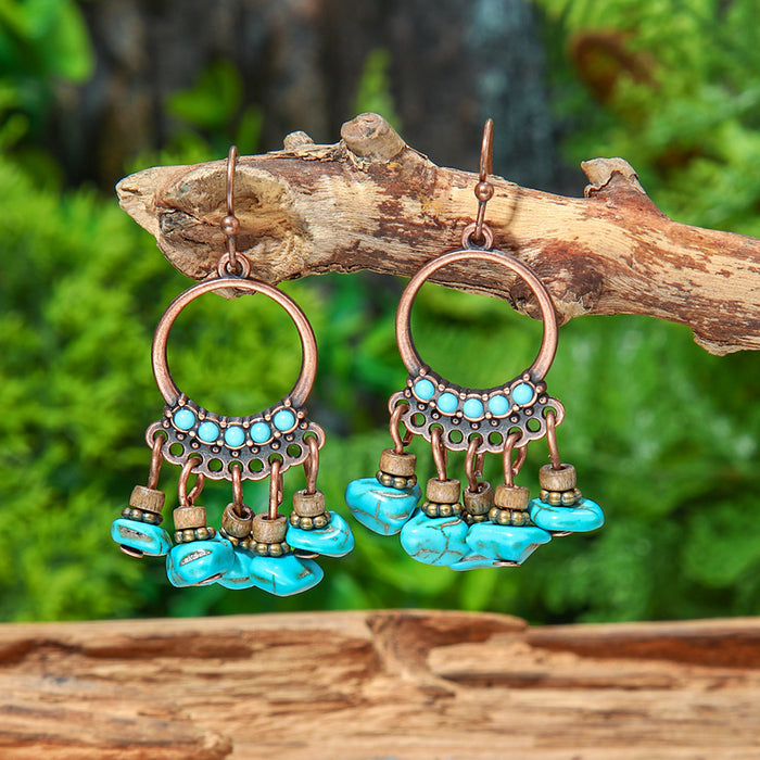Wholesale Bohemian Tassel Earrings Zinc Alloy Jewelry Accessory MOQ≥2