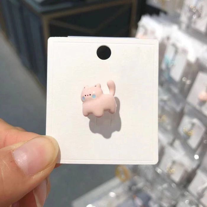Wholesale Cartoon handmade ear clip, personalized and versatile, no ear hole ear bone clip