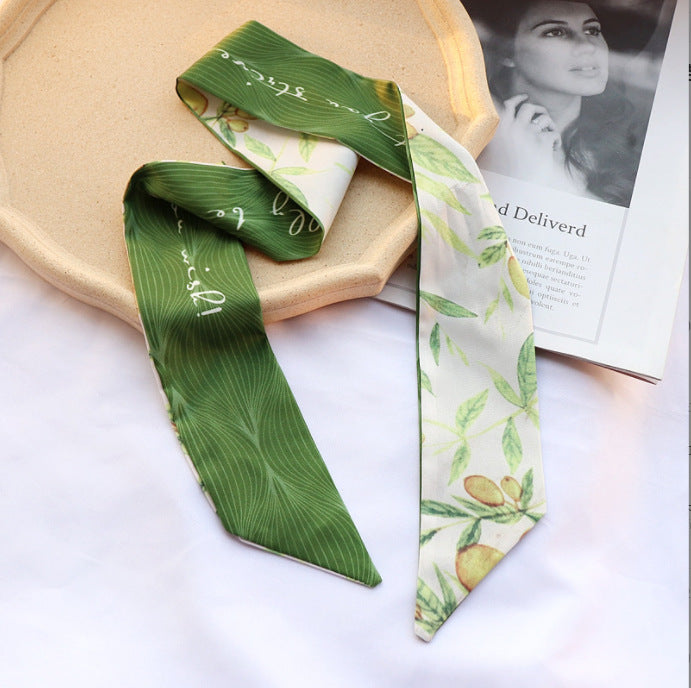 Wholesale Bow Silk Scarf Headband JDC-HS-JunJie001