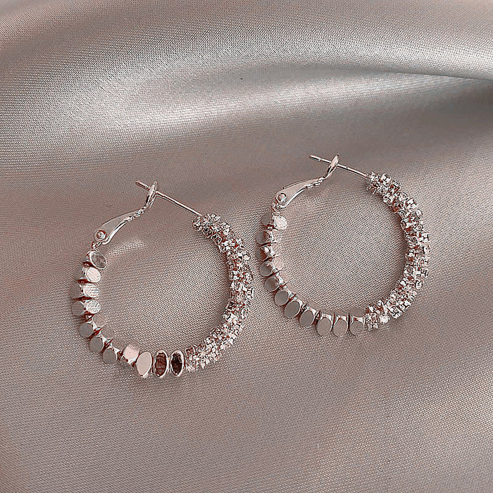 Wholesale Circle Alloy Earrings JDC-ES-PangD004