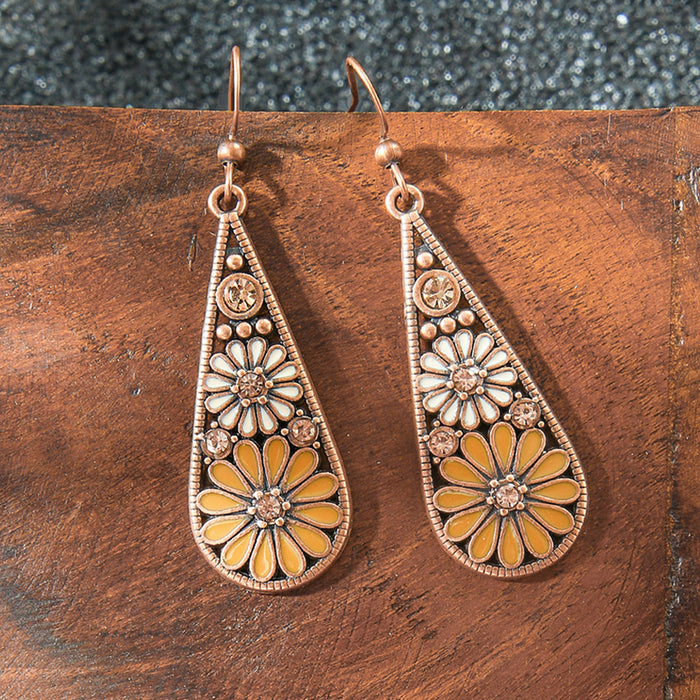 Wholesale Bohemian Artistic Vintage Tassel Earrings Zinc Alloy Jewelry Accessory MOQ≥2