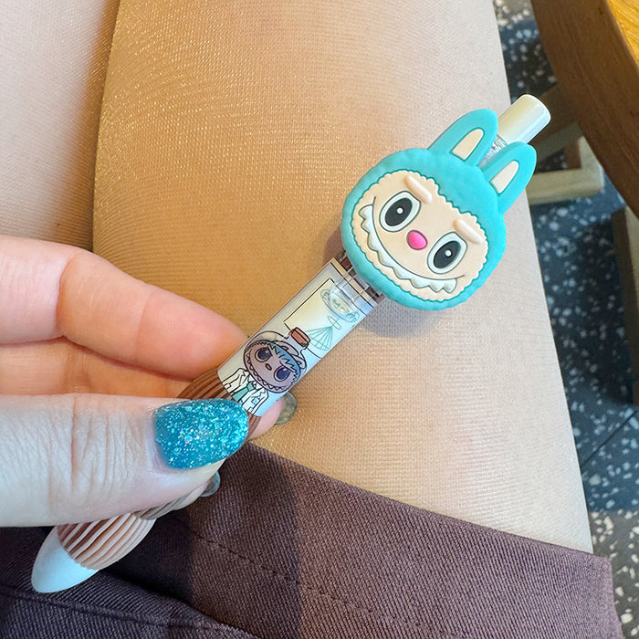 Wholesale Cute little rabbit press pen ins cute girl heart gel pen