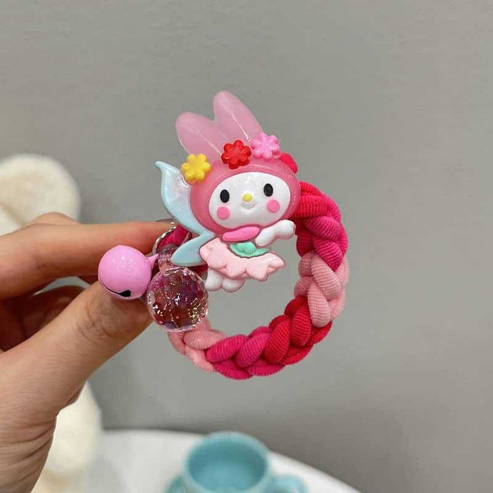 Wholesale Cute Cartoon Bell Towel Ring Hair Scrunchies JDC-HS-Yika003