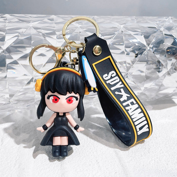 Wholesale Cartoon Silicone Doll Keychain JDC-KC-QiChao035